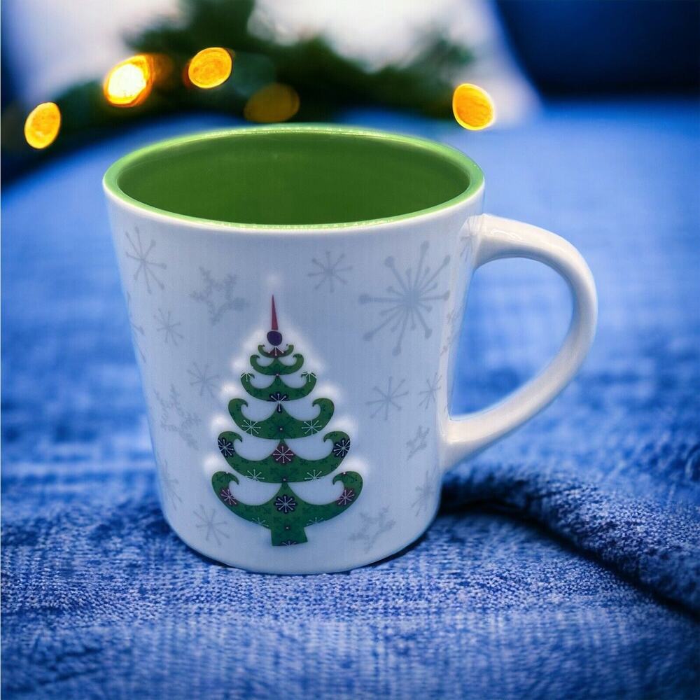 2006~Starbucks‎ Coffee~Holiday Collector Mug~Tree~Snowflake